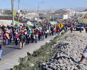 Arequipa: hoy se inicia el paro indefinido contra el proyecto Tía María
