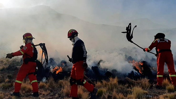 Región del Cusco registra hasta 8 incendios simultáneos desde el fin de semana